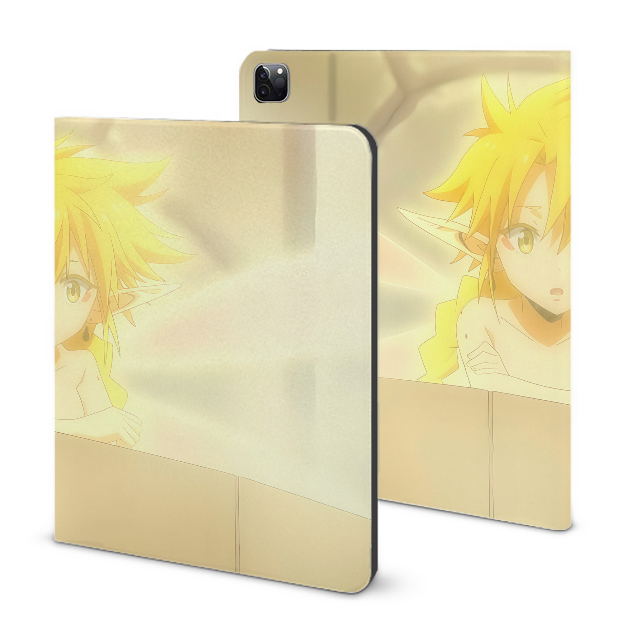 （画像用） 転スラ Regarding Reincarnated to Slime IPad ケース ブック型 PUレザー TPU 耐衝撃 軽量 薄型 ペン収納なし 全面保護 IPad 各モデル対応